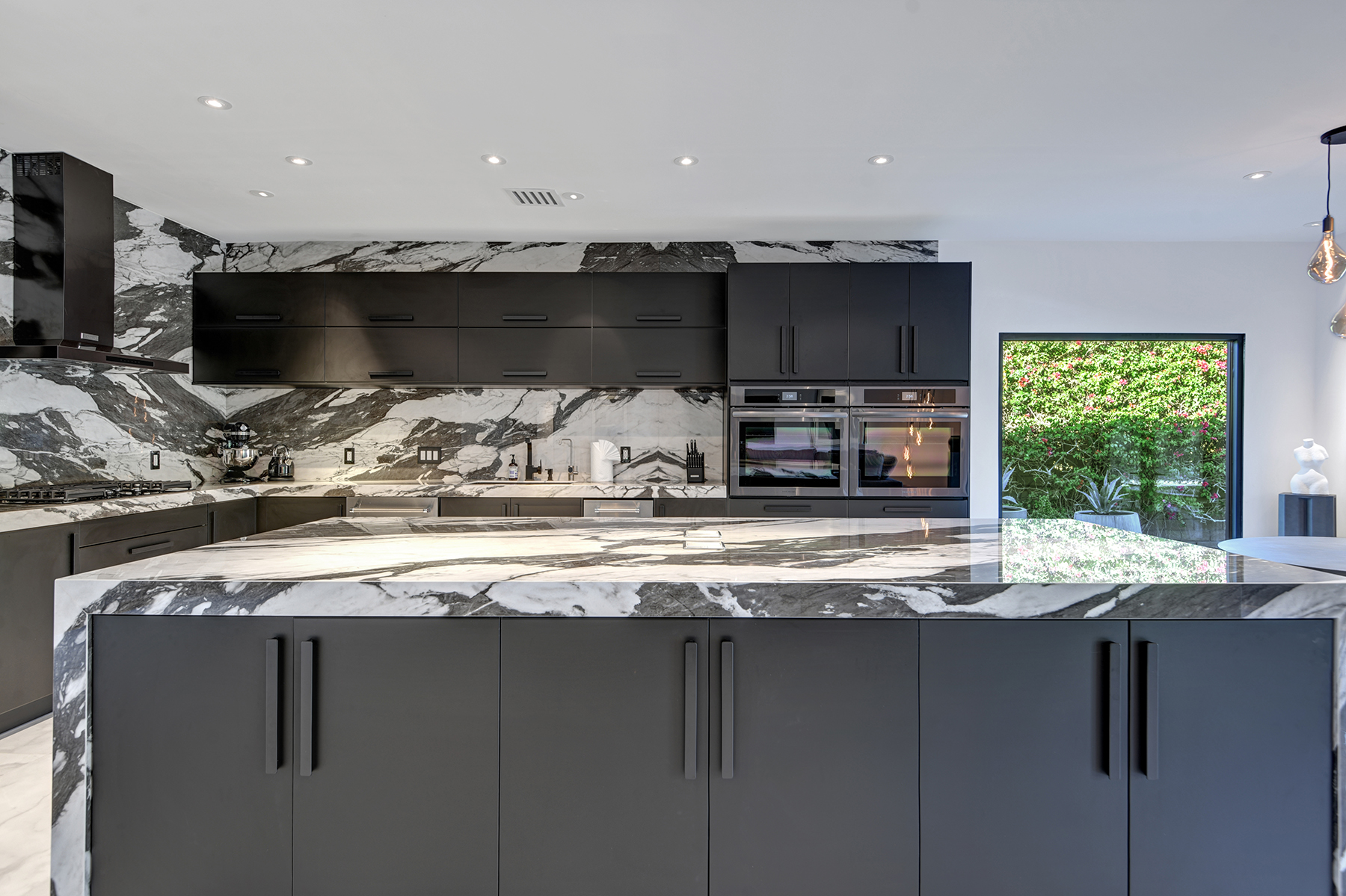 Kitchen & Island — Casa Noir Construction project
